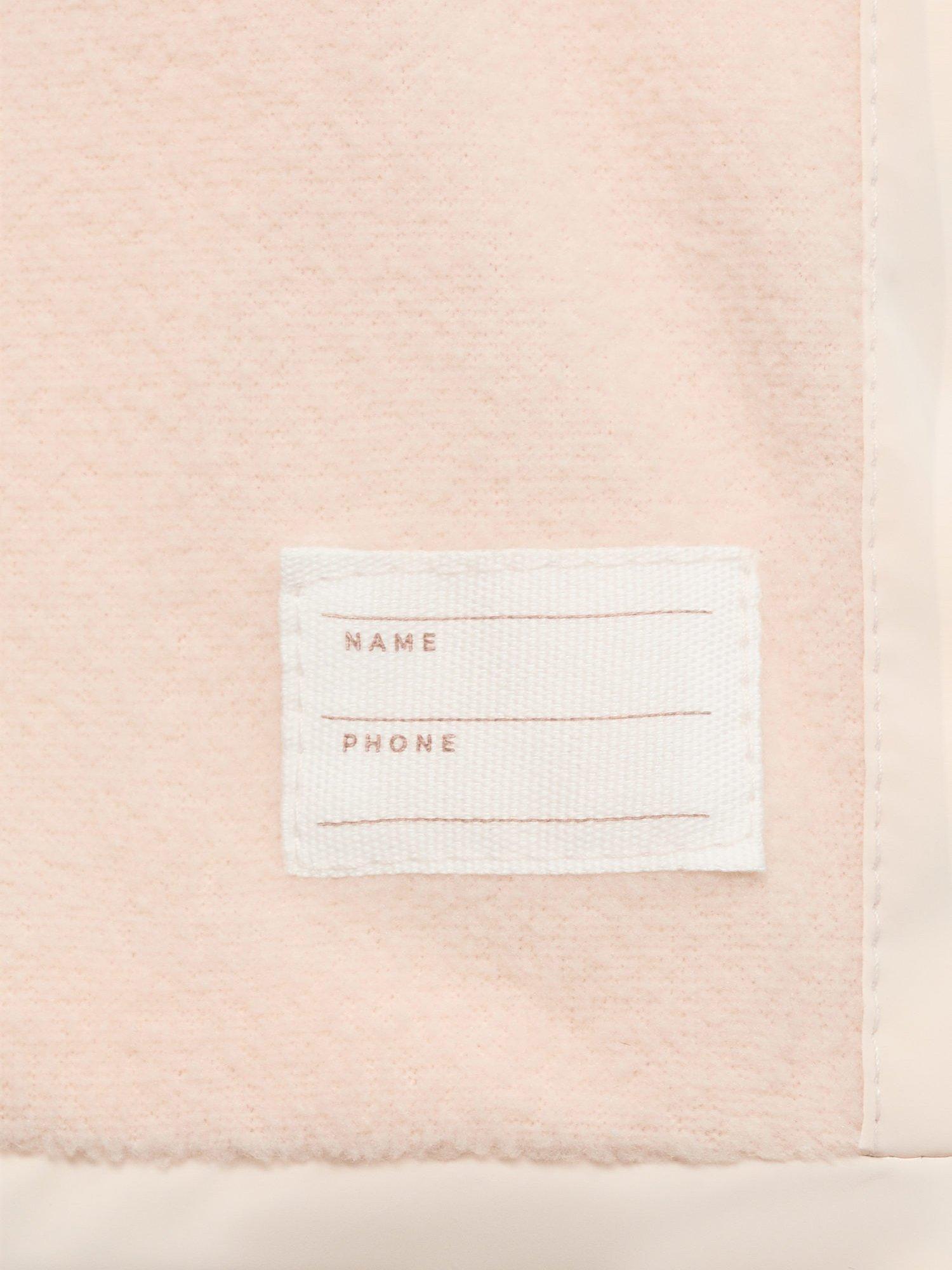 Product image 3 of 4, which shows Mango Kids' Julie Quilted Hooded Coat, Natural, 12-18 months