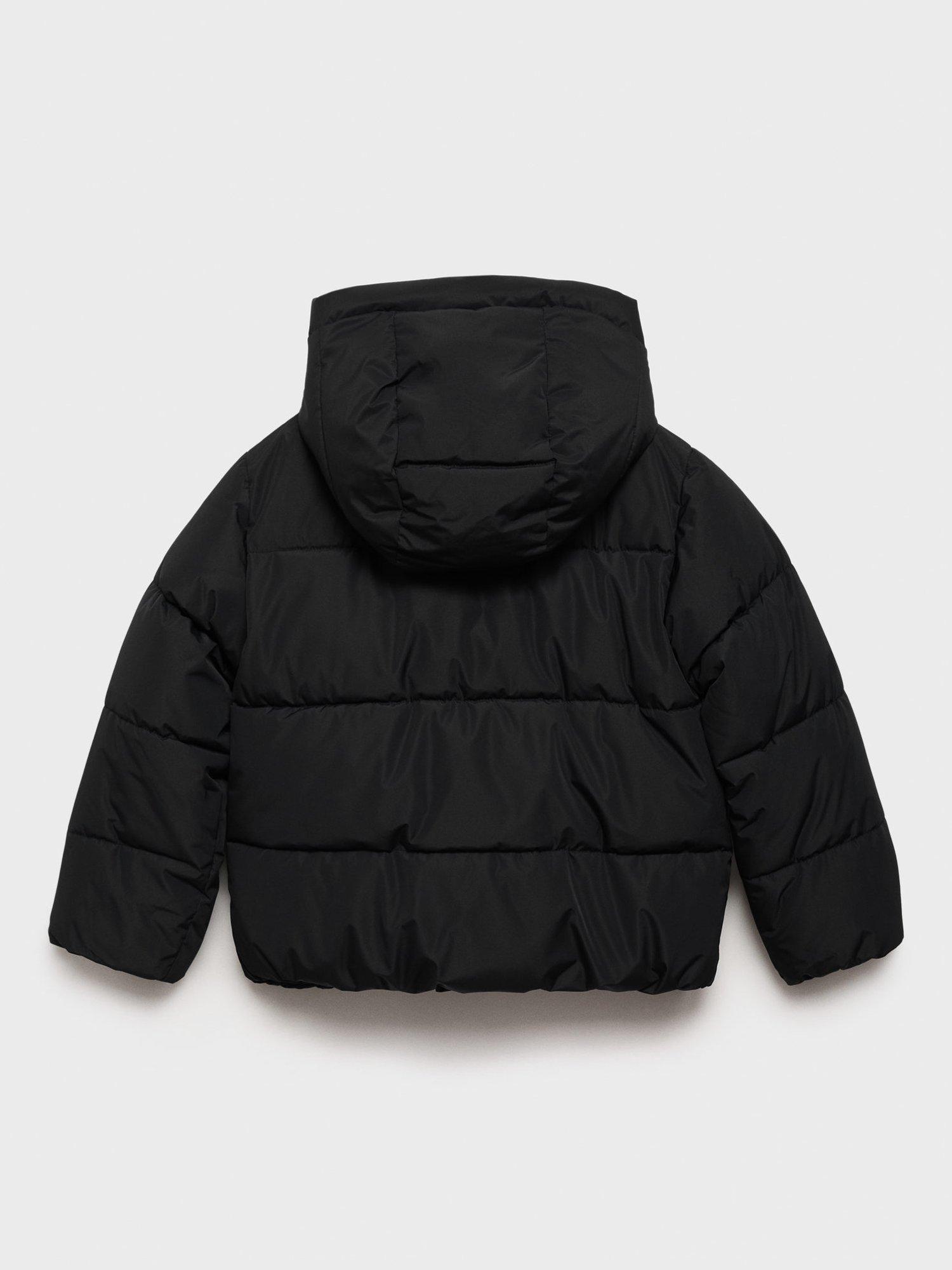 Product image 2 of 4, which shows Mango Tina Quilted Jacket, Black, 6 years