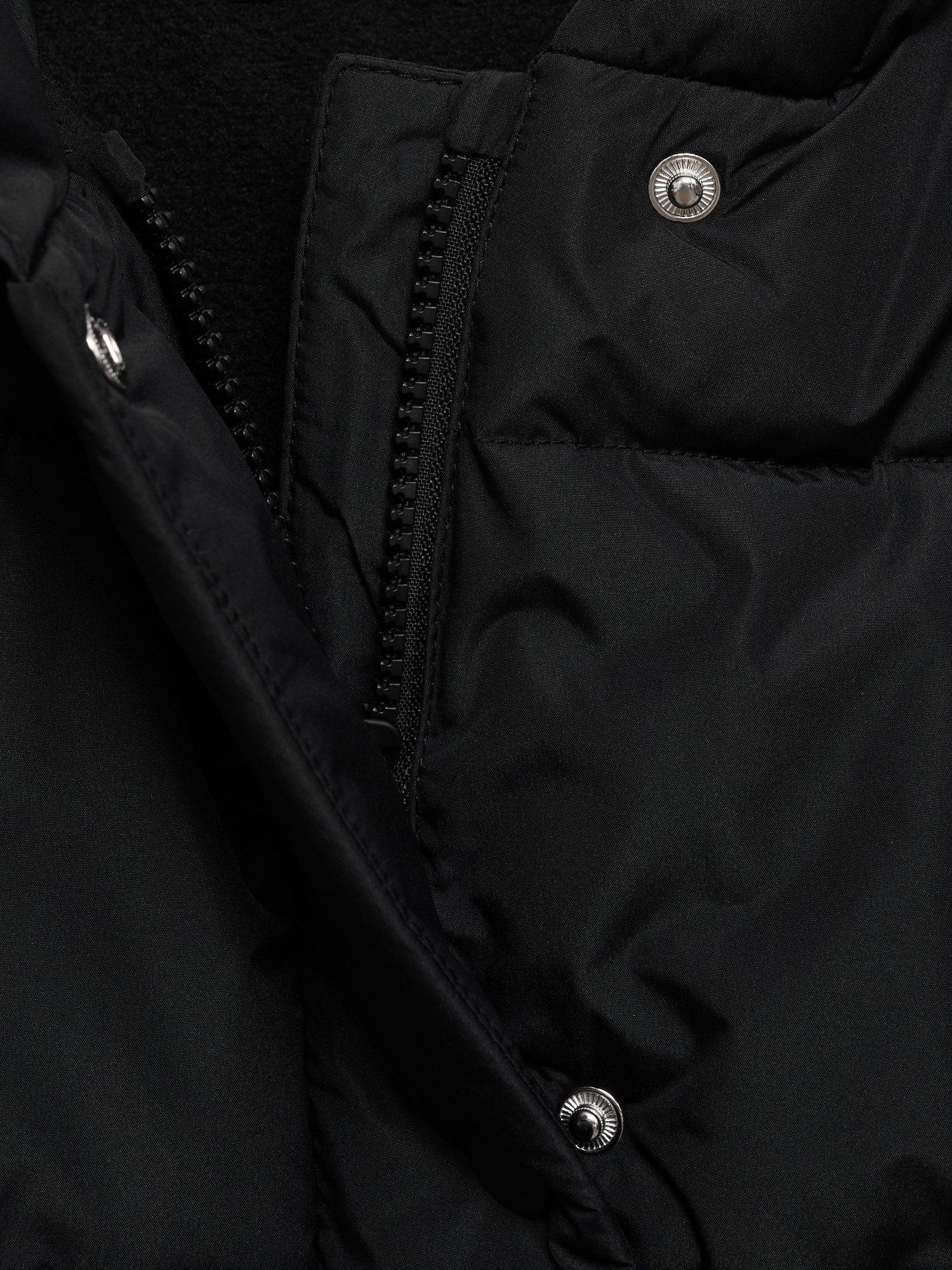 Product image 4 of 4, which shows Mango Tina Quilted Jacket, Black, 6 years