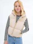 Mango Kids' Luisa Hooded Sleeveless Gilet