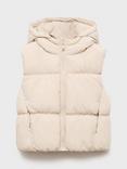 Mango Kids' Luisa Hooded Sleeveless Gilet