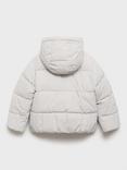 Mango Tina Quilted Jacket, Grey