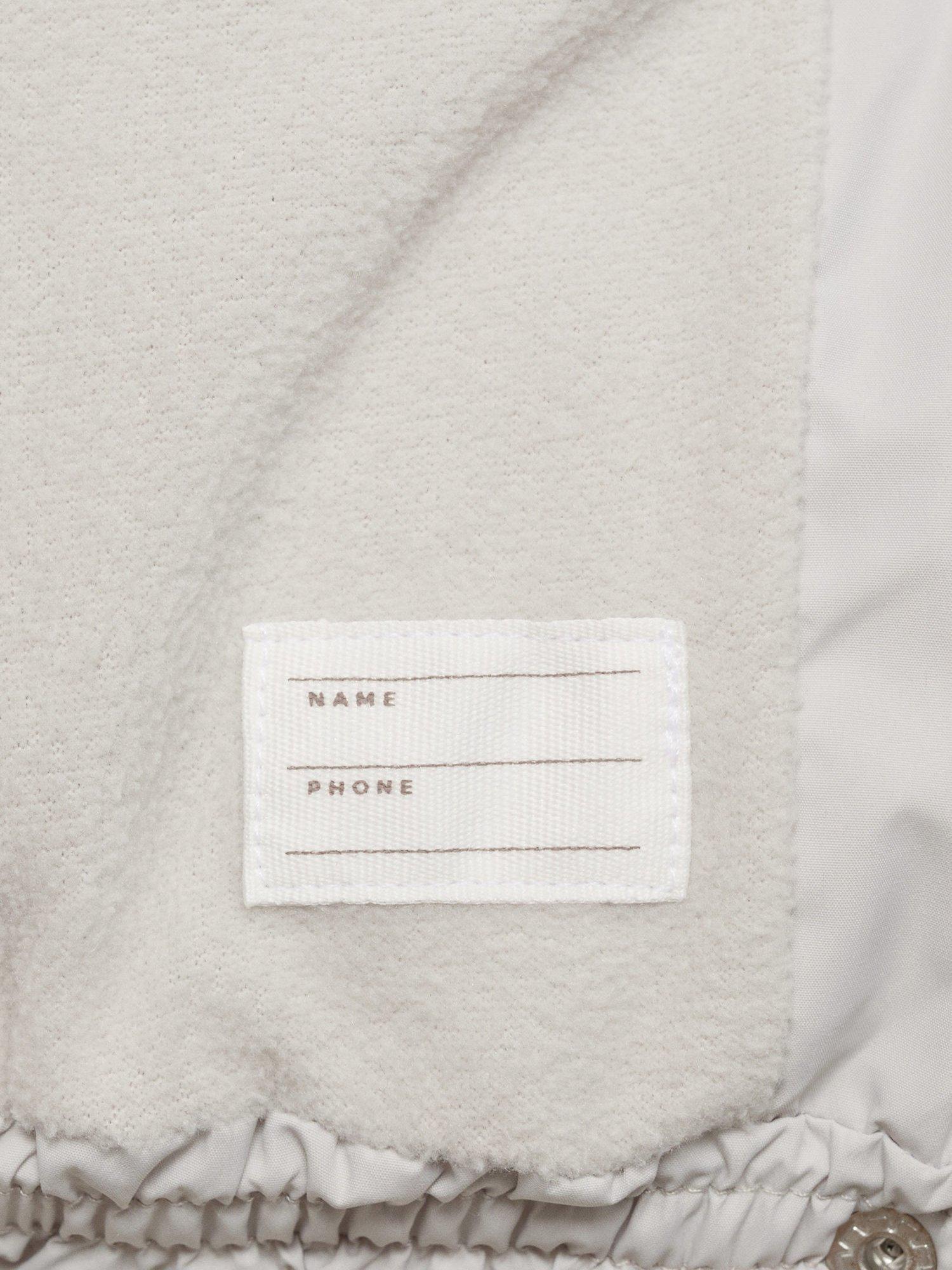 Product image 3 of 4, which shows Mango Tina Quilted Jacket, Grey, 6 years