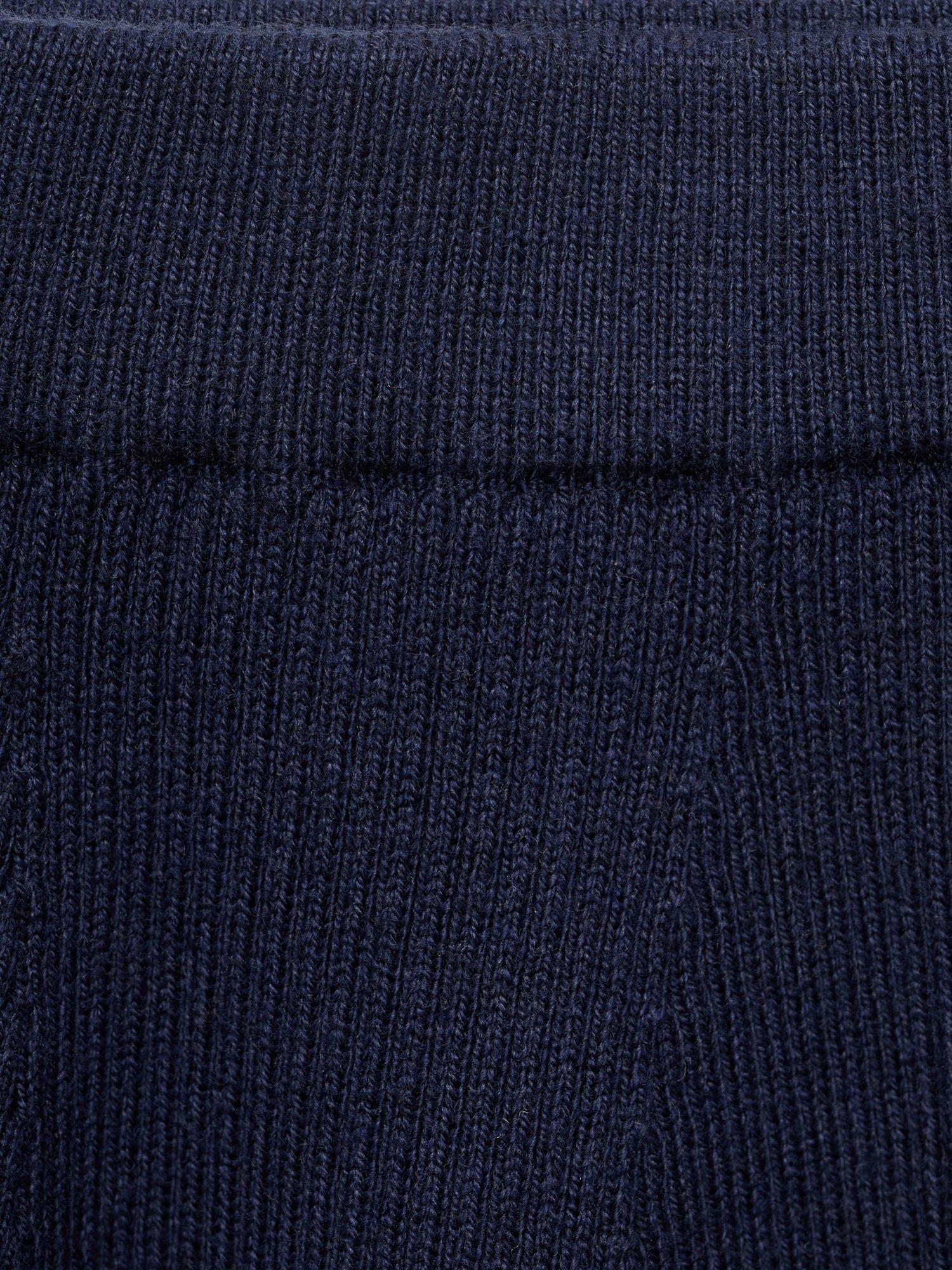 Product image 7 of 7, which shows Mango Kids' Libra Cotton Rich Flared Mini Skirt, Navy, 11-12 years