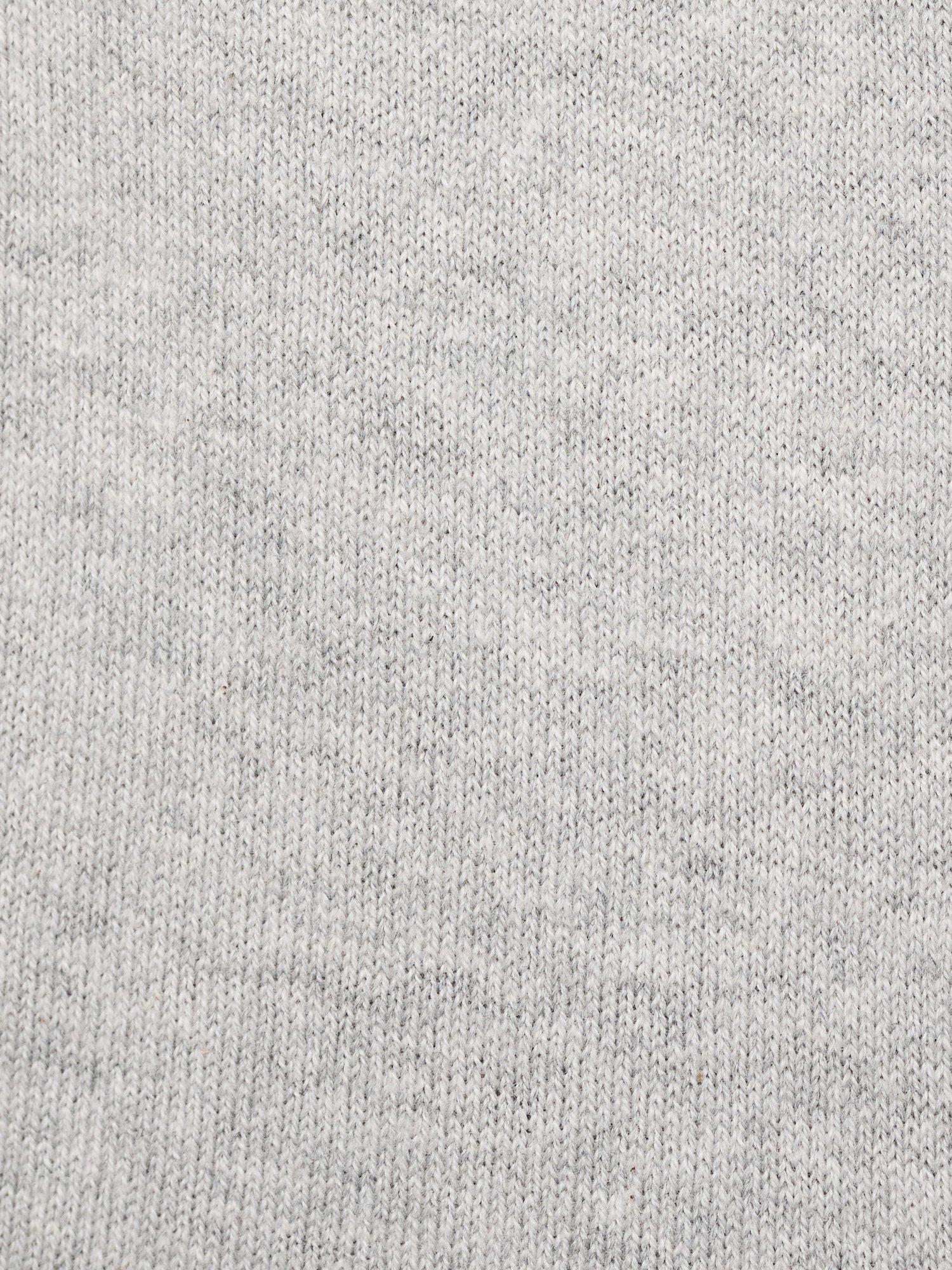 Product image 4 of 6, which shows Mango Kids' Megan Cotton Joggers, Pastel Grey, 11-12 years