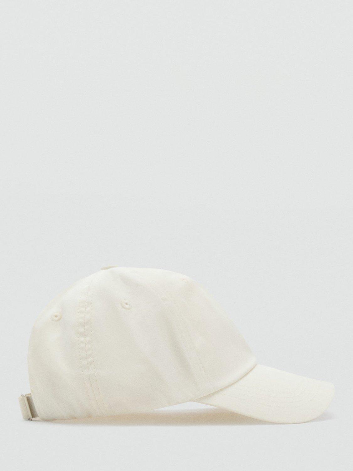 Mango Basic Baseball Cap, White
