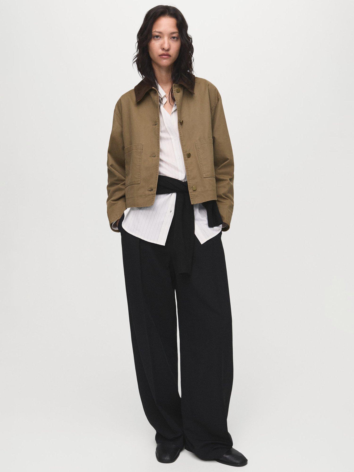 Product image 2 of 8, which shows Mango Garden Barn Jacket, Dark Yellow, S