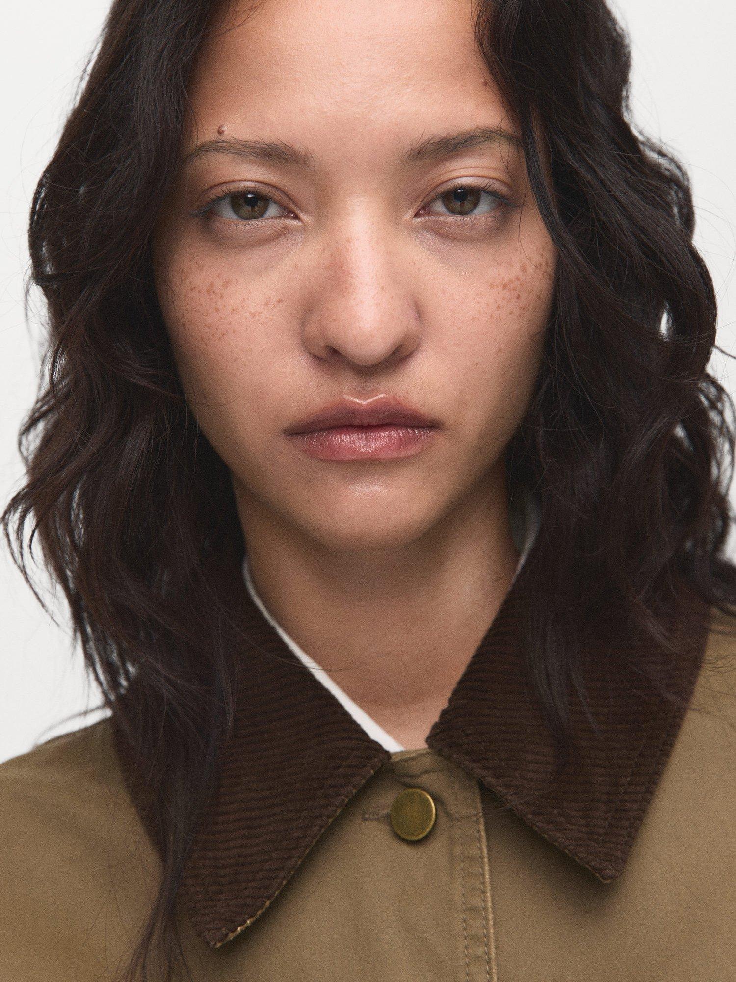 Product image 6 of 8, which shows Mango Garden Barn Jacket, Dark Yellow, S