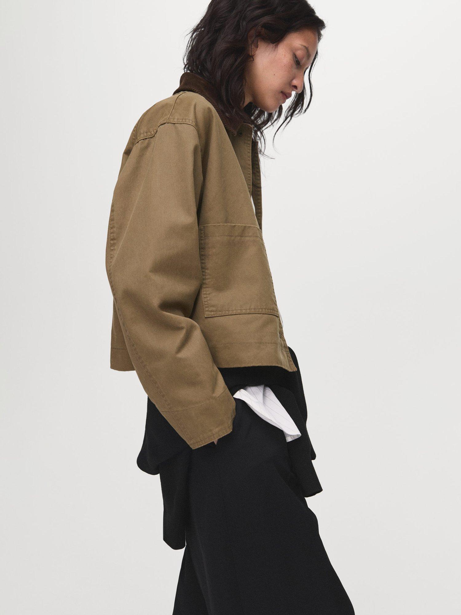 Product image 7 of 8, which shows Mango Garden Barn Jacket, Dark Yellow, S