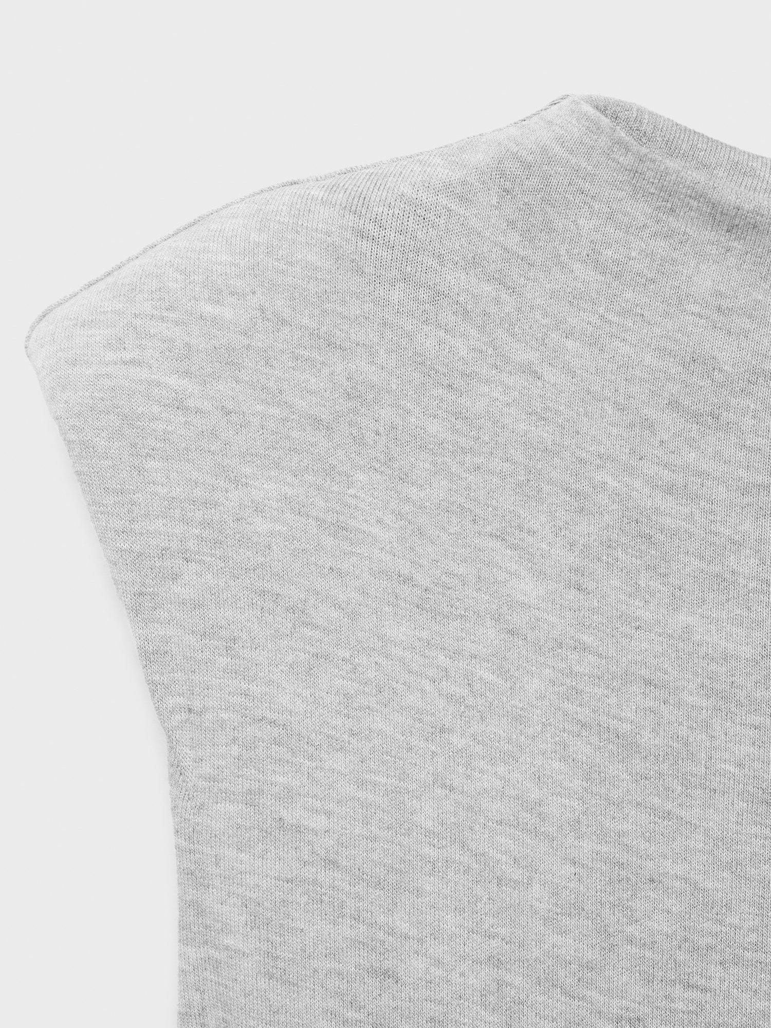 Product image 5 of 7, which shows Mango Bimat Sleeveless Crew Neck Midi Dress, Grey, 10