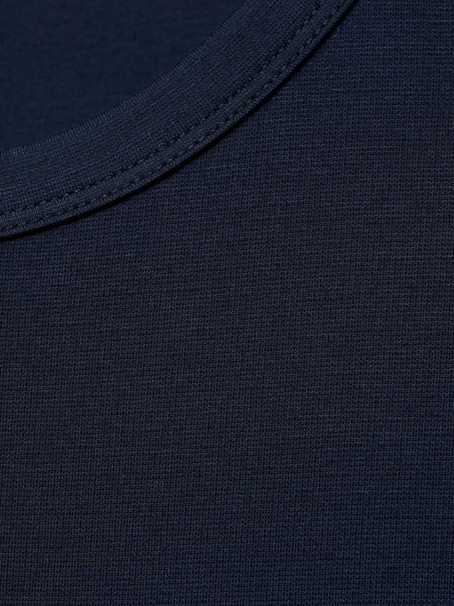 Product image 8 of 8, which shows Mango Megan Belted Midi Dress, Navy, 10