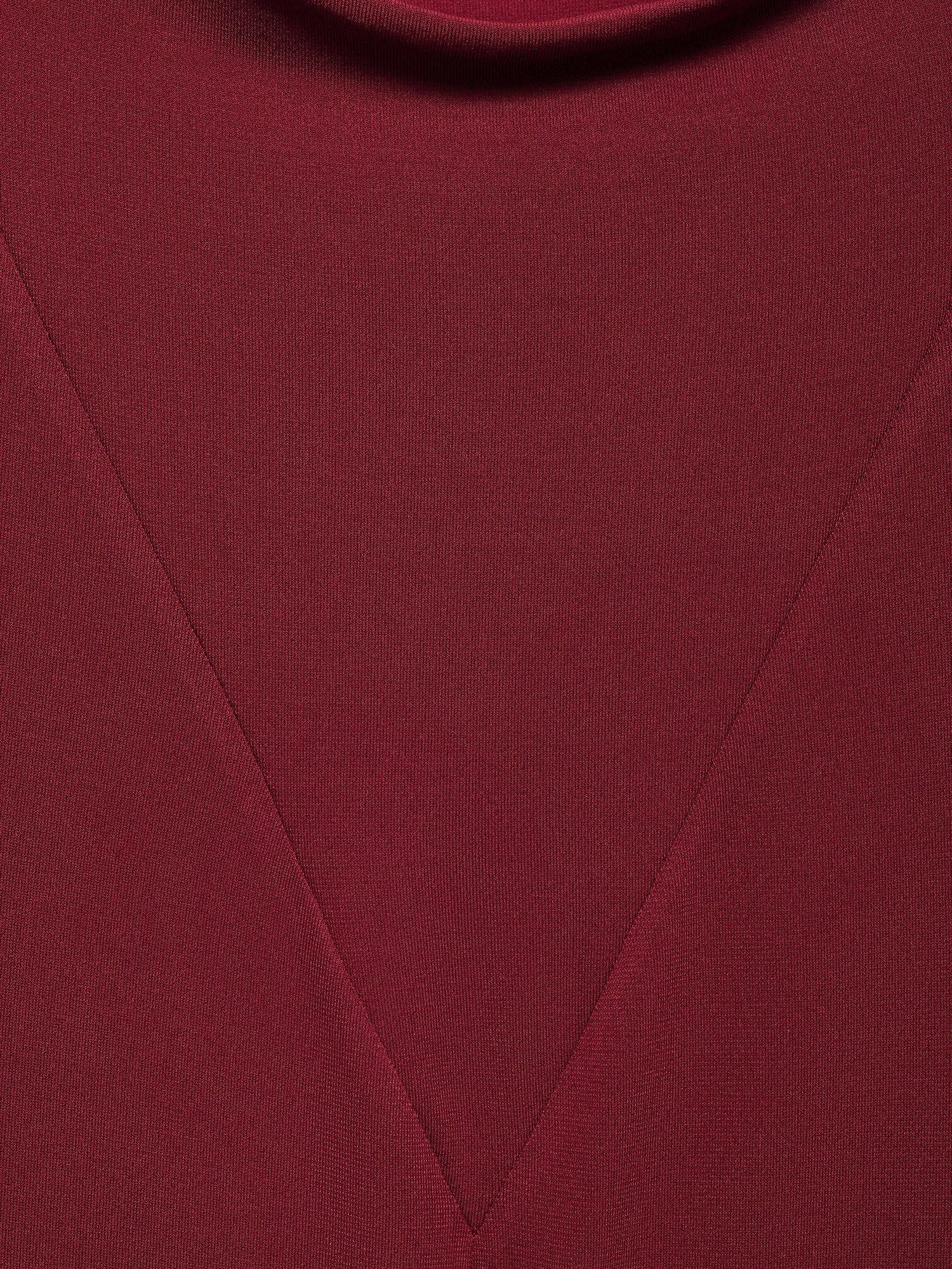 Product image 5 of 7, which shows Mango Vicky Bell Sleeve Midi Dress, Dark Red, 12
