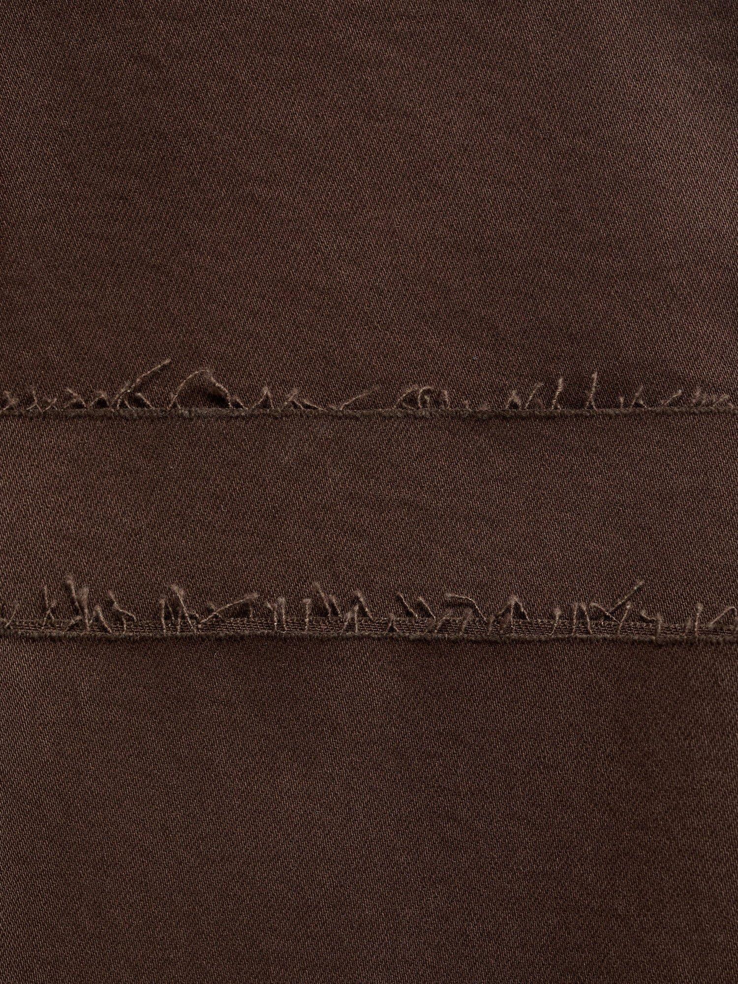 Product image 5 of 8, which shows Mango Catherin High Rise Culotte Jeans, Dark Brown, 4