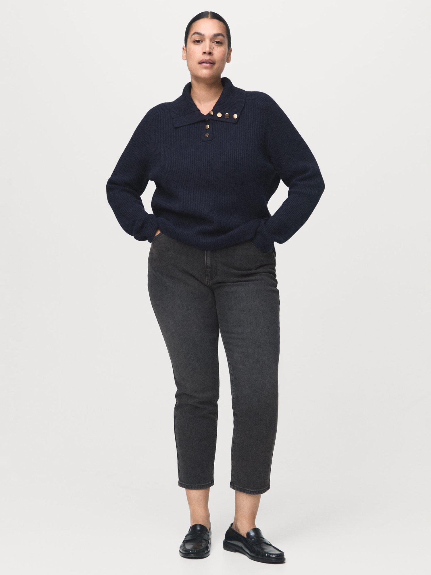 Product image 7 of 8, which shows Mango Claudia Skinny Jeans, Open Grey, 10