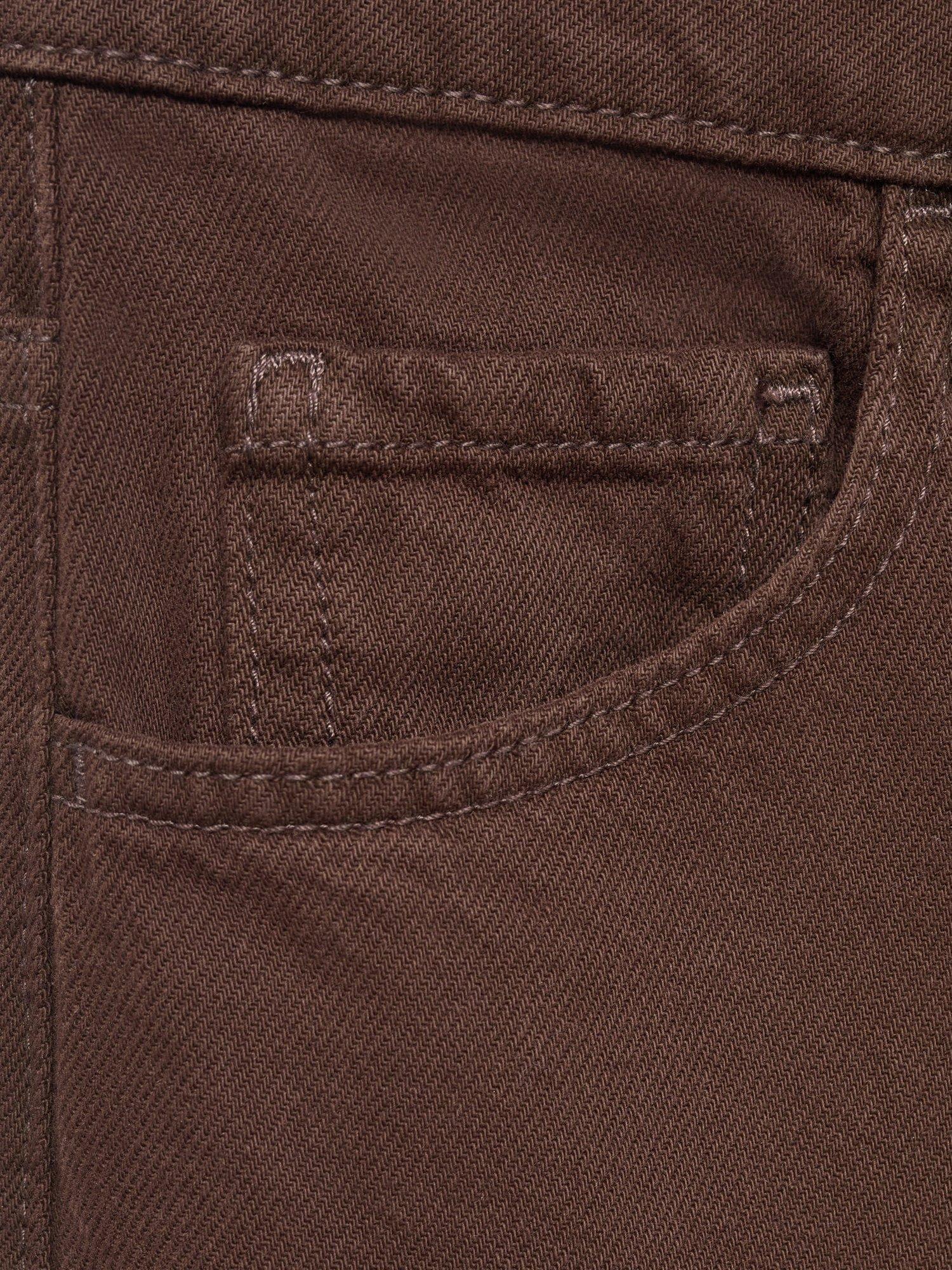 Product image 5 of 8, which shows Mango Danila High Rise Wide Leg Jeans, Brown, 10