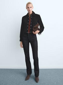 Mango Jolene Flared Jeans - view 2, Black