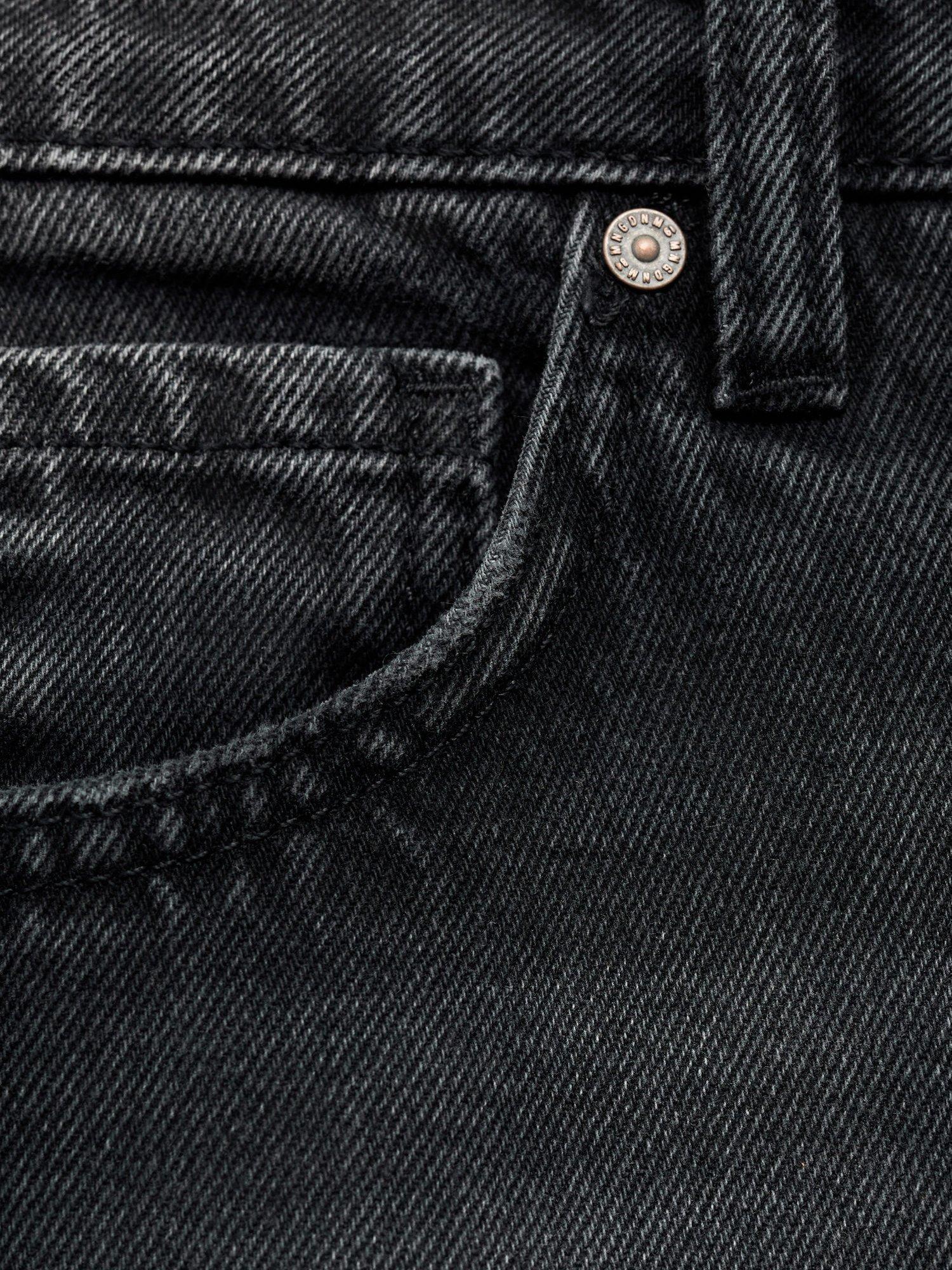 Product image 5 of 6, which shows Mango Miami Wide Leg Jeans, Open Grey, 10