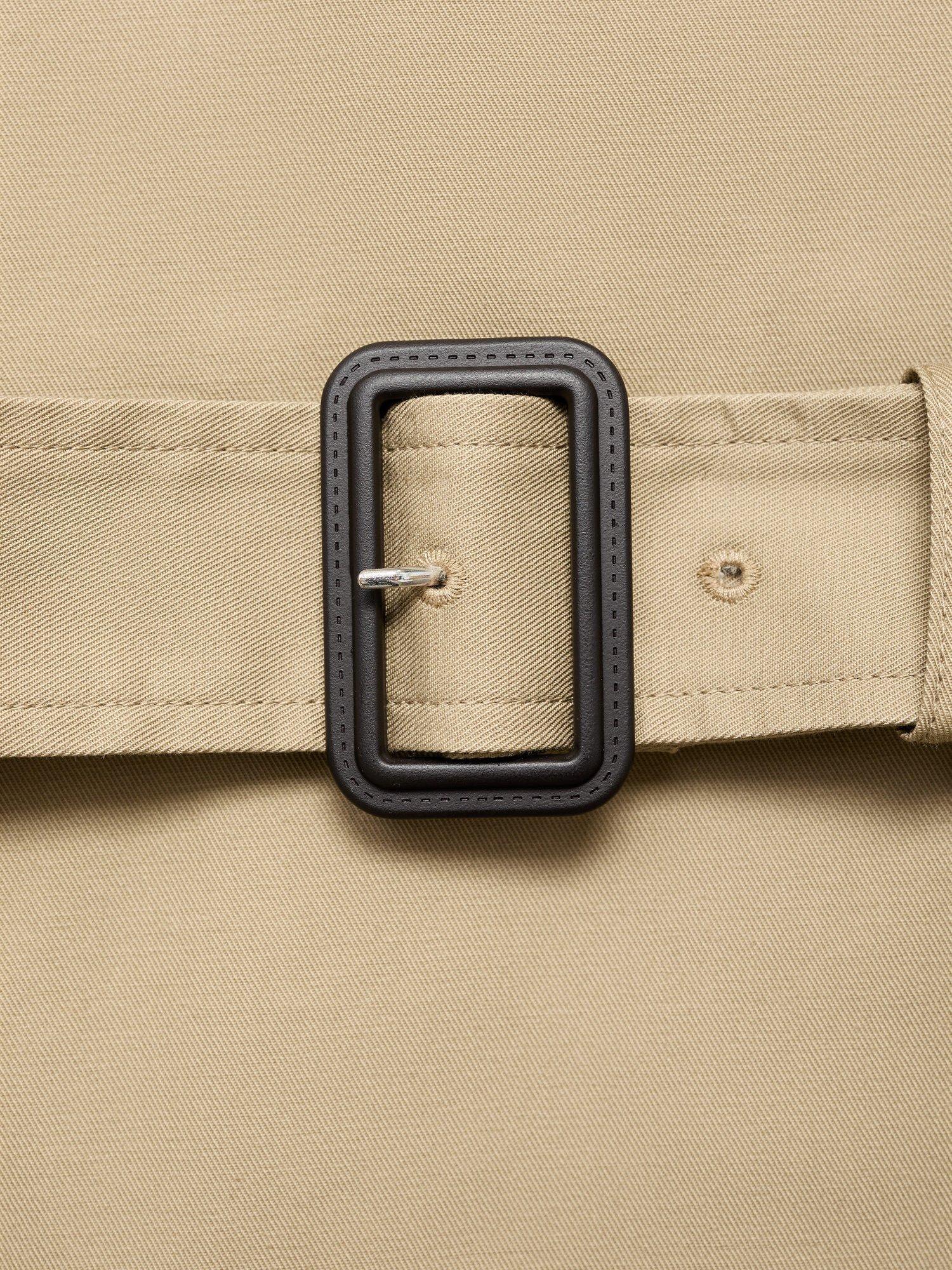 Product image 9 of 9, which shows Mango Polana Double Breasted Trench Coat, Light Beige, XXS