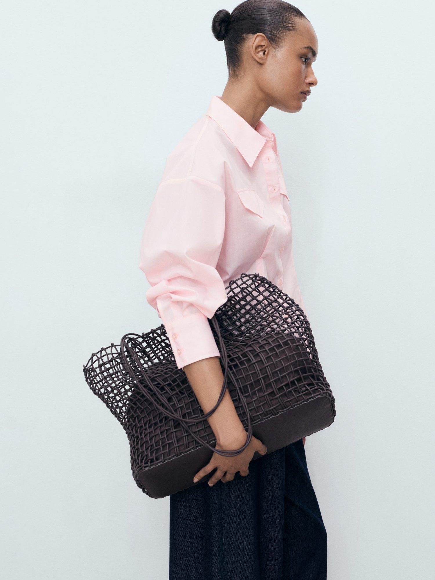 Product image 7 of 8, which shows Mango Juls Darted Long Sleeve Shirt, Pink, 6