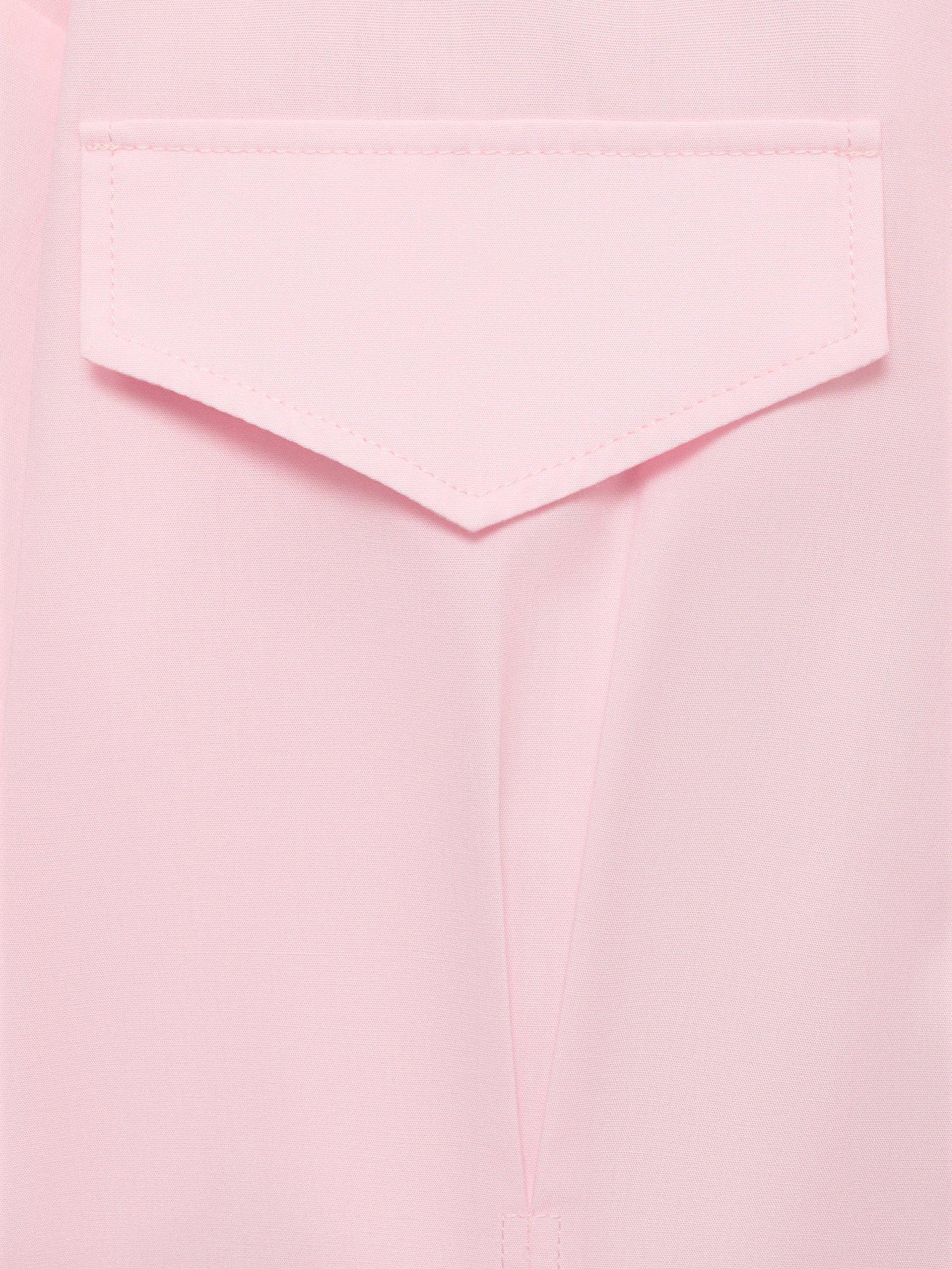 Product image 8 of 8, which shows Mango Juls Darted Long Sleeve Shirt, Pink, 6