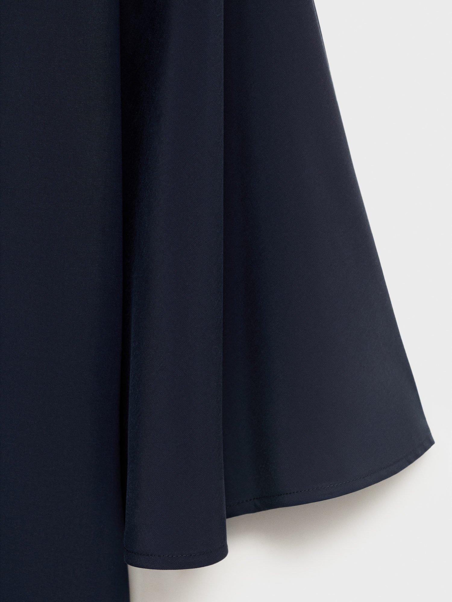 Product image 5 of 7, which shows Mango Momo Oversized Top, Navy, 10