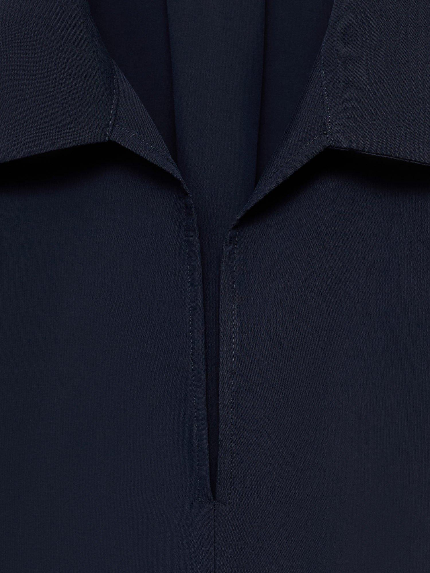 Product image 7 of 7, which shows Mango Momo Oversized Top, Navy, 10