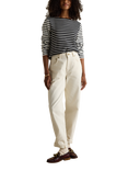 Joules Classic Harbour Stripe Top, Black/White