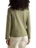 Joules Classic Harbour Stripe Top, Green/Multi