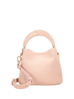 Dune London Dharla Suede Grab Bag, Mink