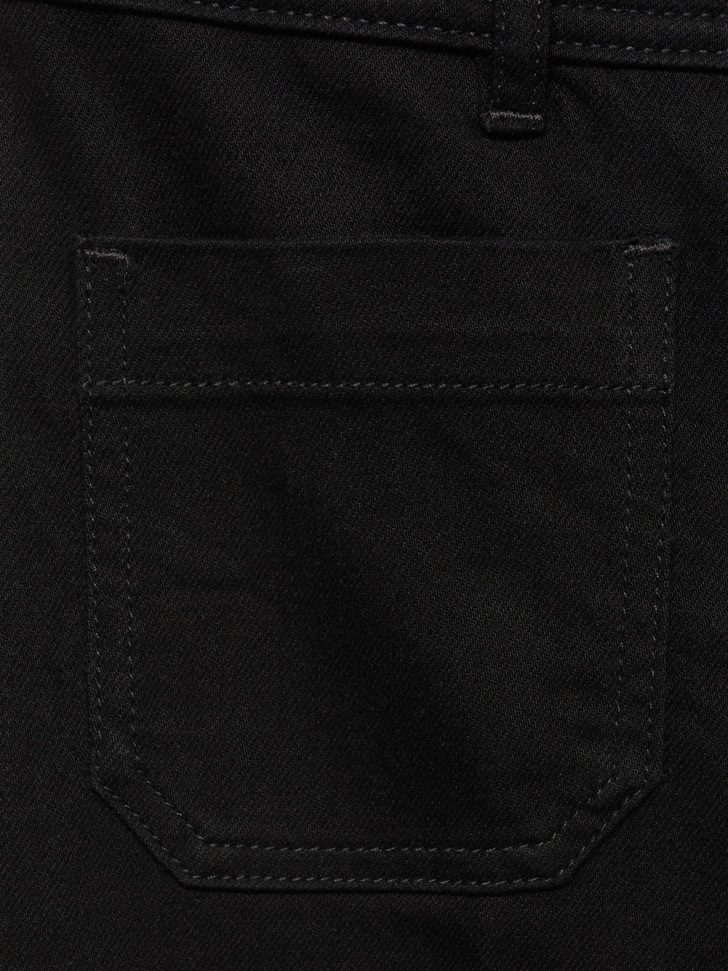 Product image 5 of 8, which shows Mango Jessie Patch Pocket Wide Leg Jeans, Open Grey, 4