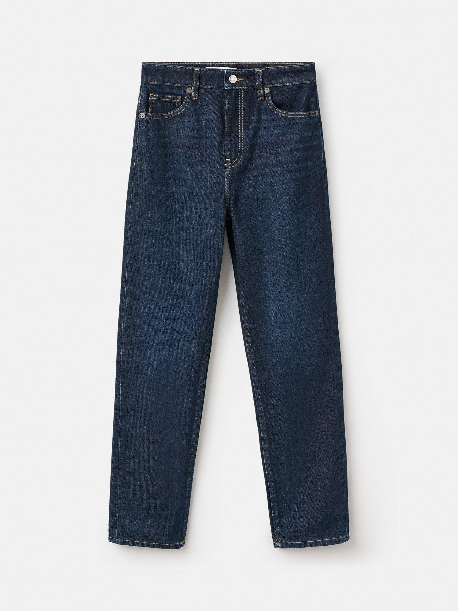 Product image 3 of 8, which shows Mango Mid Rise Mom2000 Jeans, Dark Blue, 10