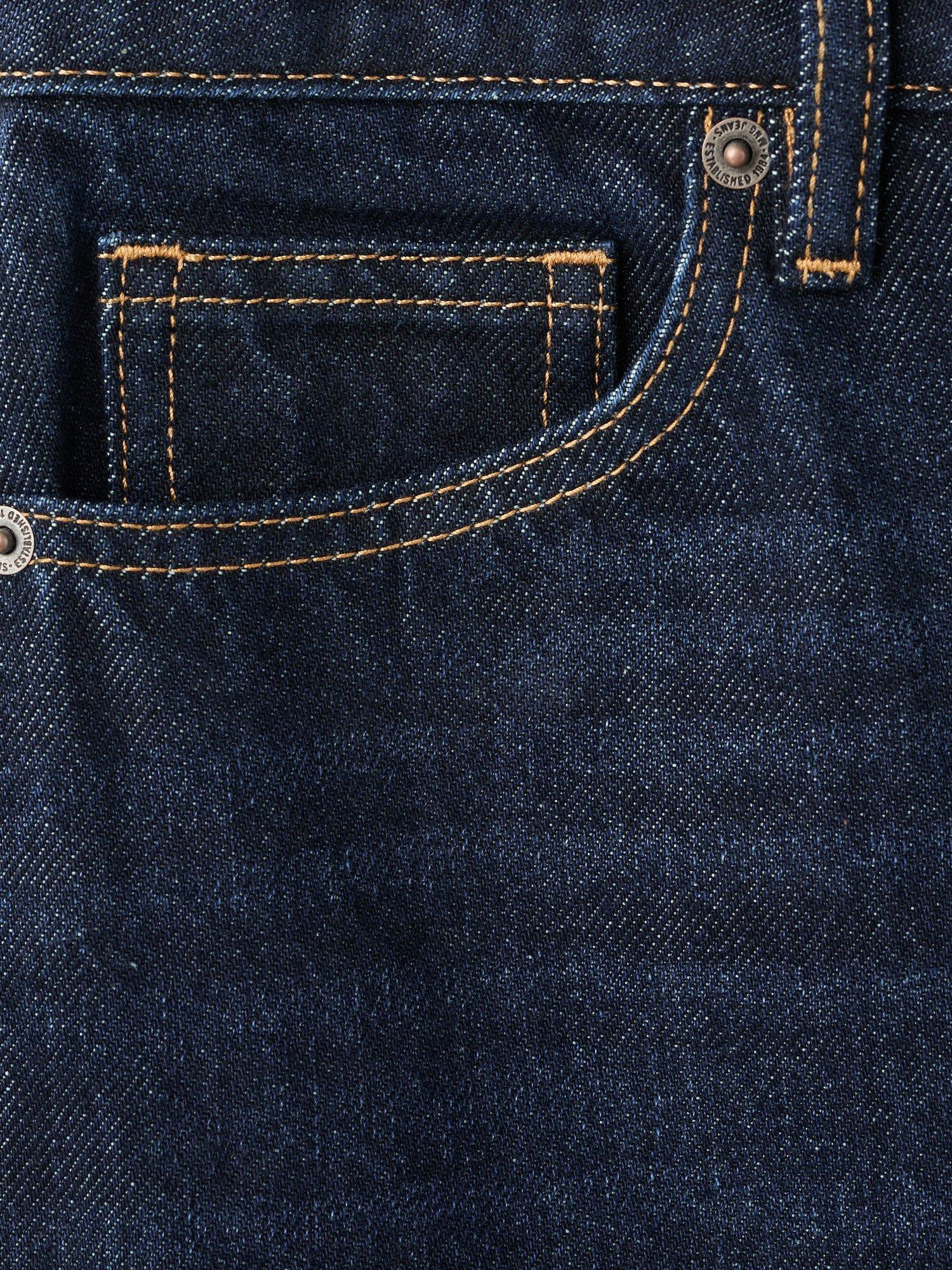 Product image 5 of 8, which shows Mango Mid Rise Mom2000 Jeans, Dark Blue, 10