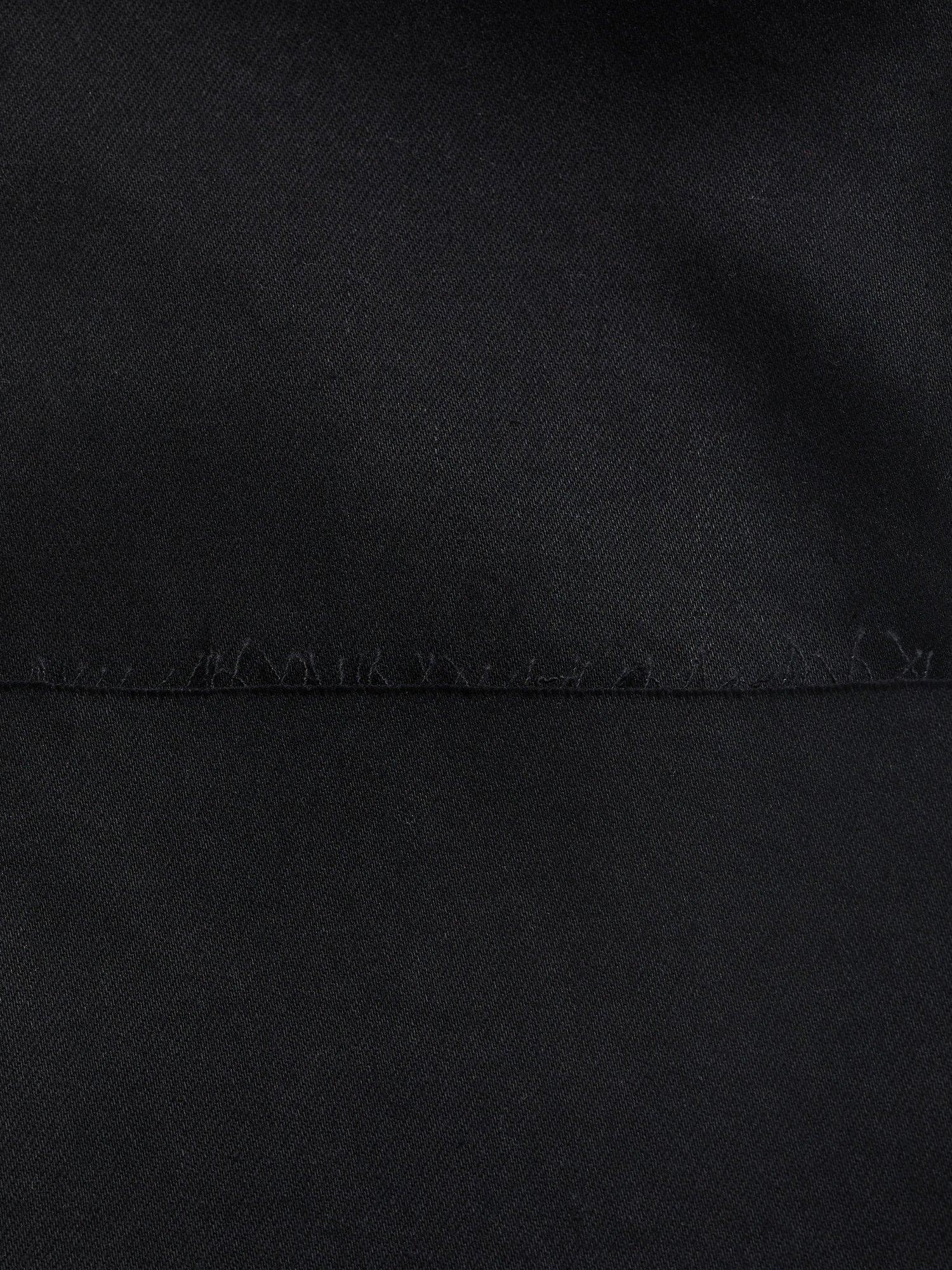 Product image 5 of 7, which shows Mango Sienne Flare Cropped Jeans, Black, 10