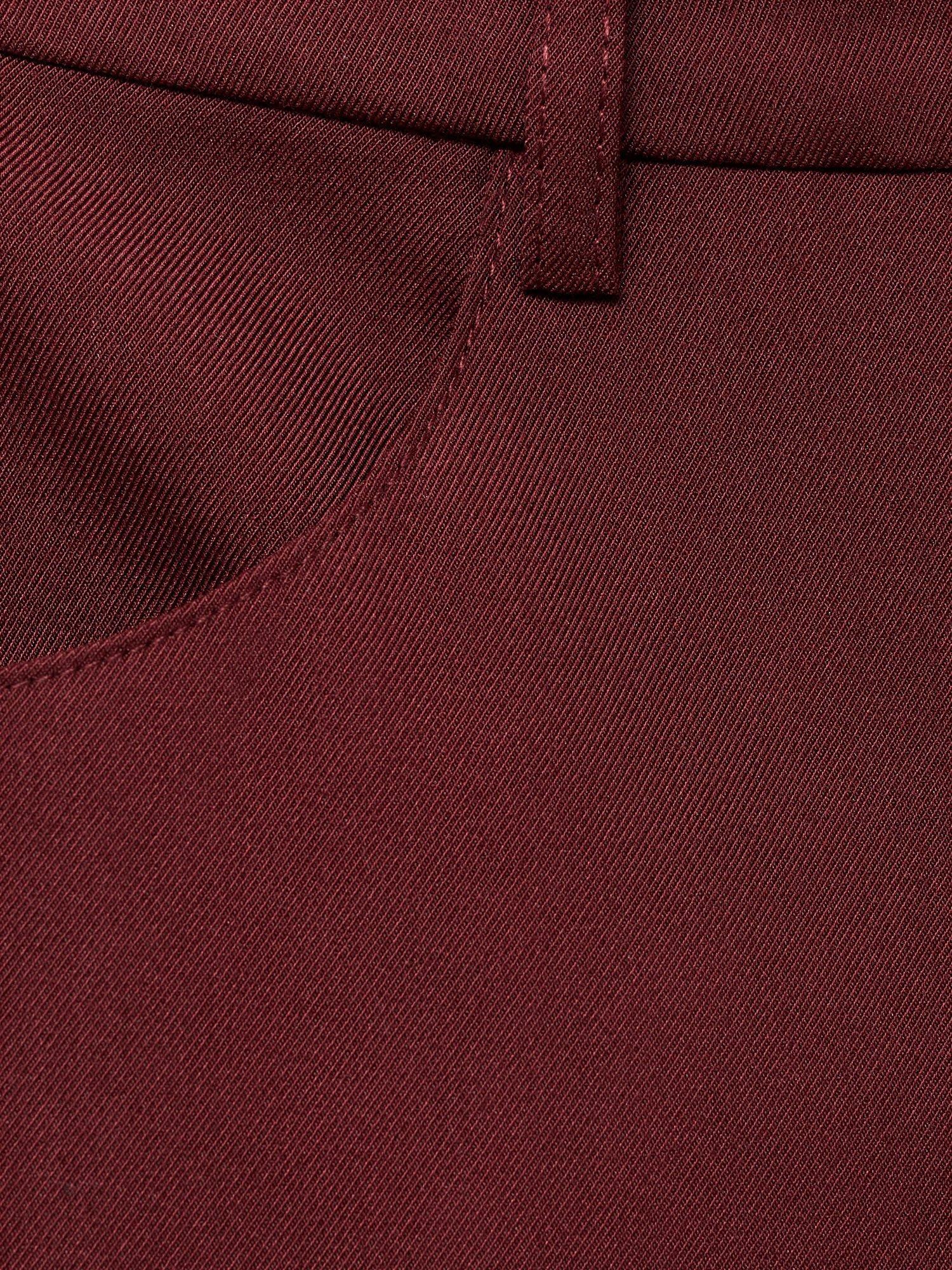 Product image 6 of 6, which shows Mango Karibi Straight Maxi Skirt, Dark Red, XL