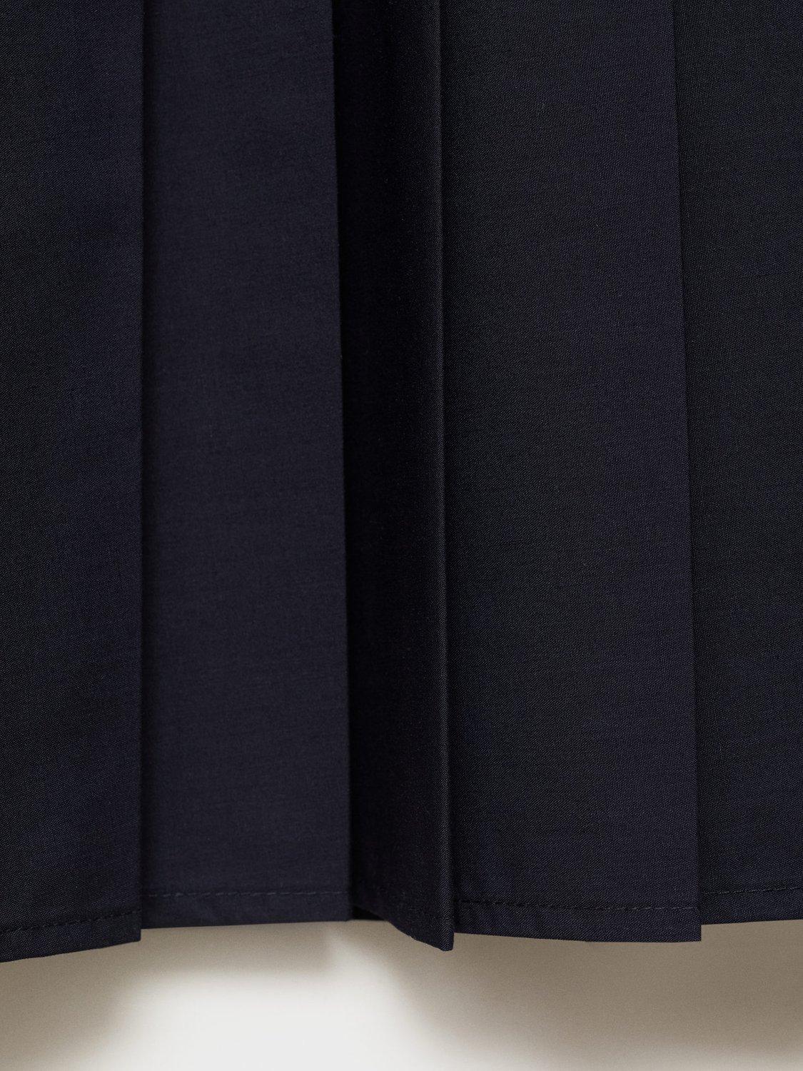 Product image 5 of 8, which shows Mango Pili Pleated Midi Skirt, Navy, XS