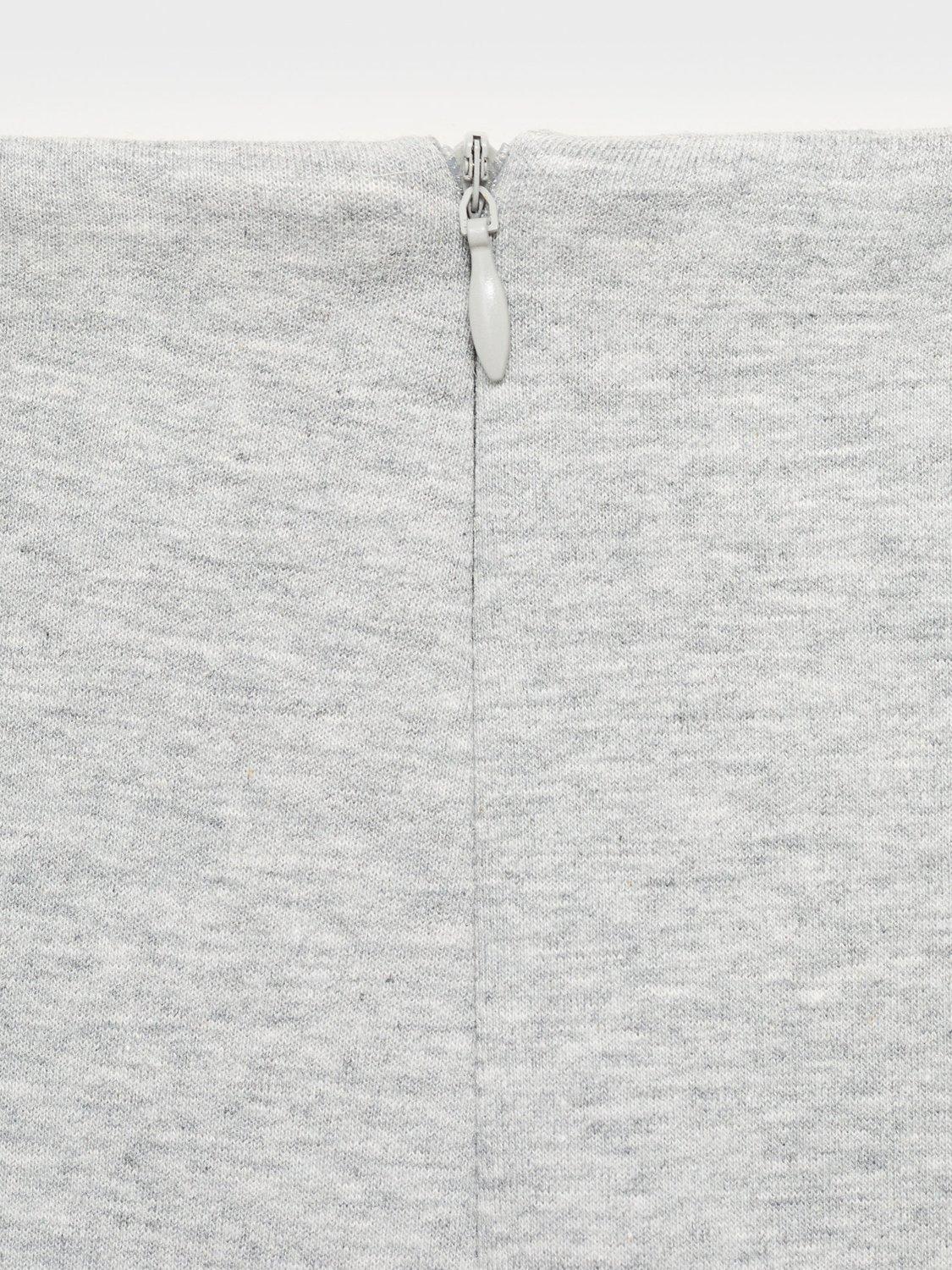 Product image 8 of 8, which shows Mango Jersey Cropped Trousers, Medium Grey, XS