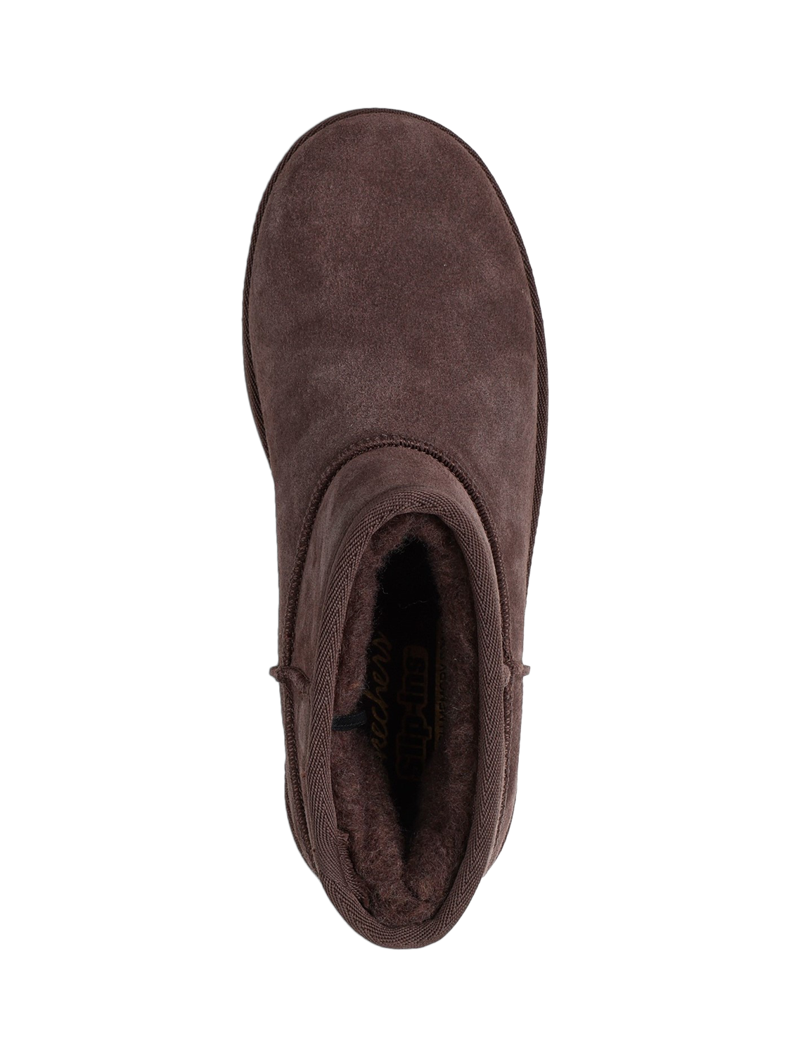 Product image 4 of 4, which shows Skechers Keep Cosy Ankle Boots, Chocolate, 3