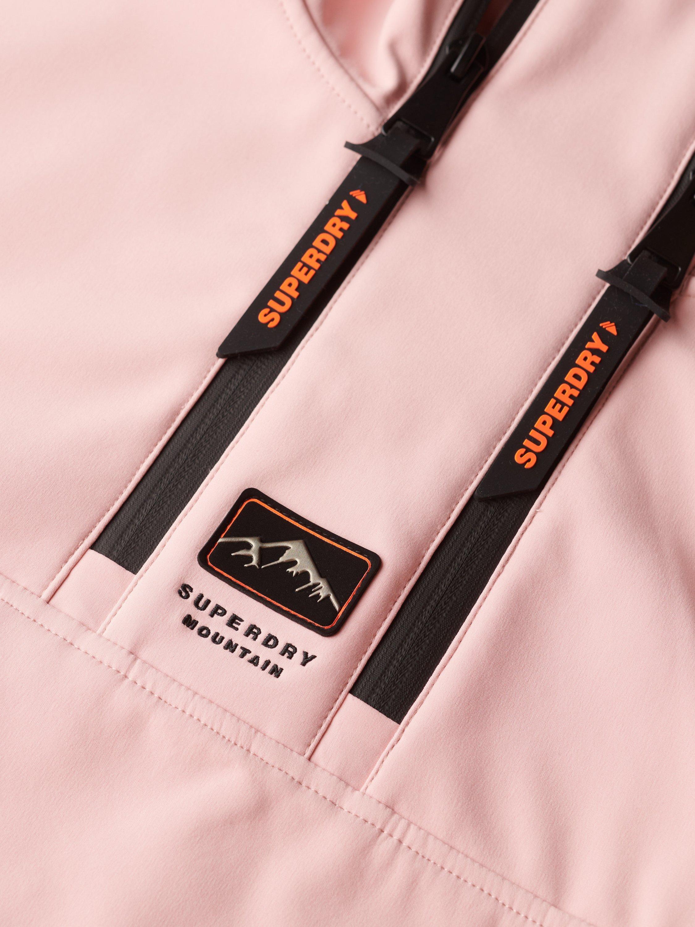 Product image 6 of 6, which shows Superdry Freestyle Softshell Hooded Ski Jacket, Dull Pink, XXL