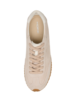 HOFF Bridge Suede Ballet Trainers, Beige - view 2, Beige