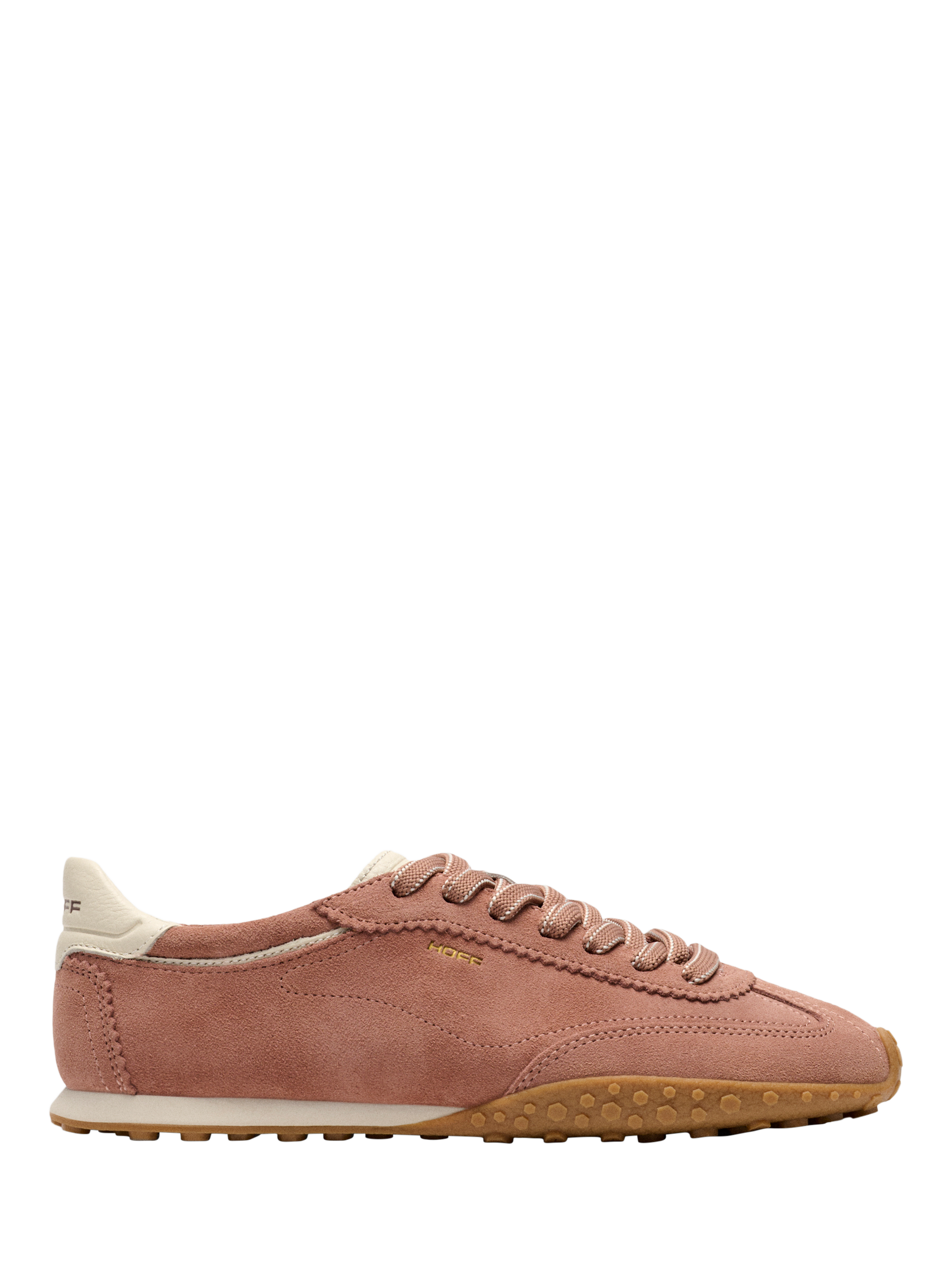 Product image 1 of 1, which shows HOFF Bridge Suede Ballet Trainers, Brown, 4