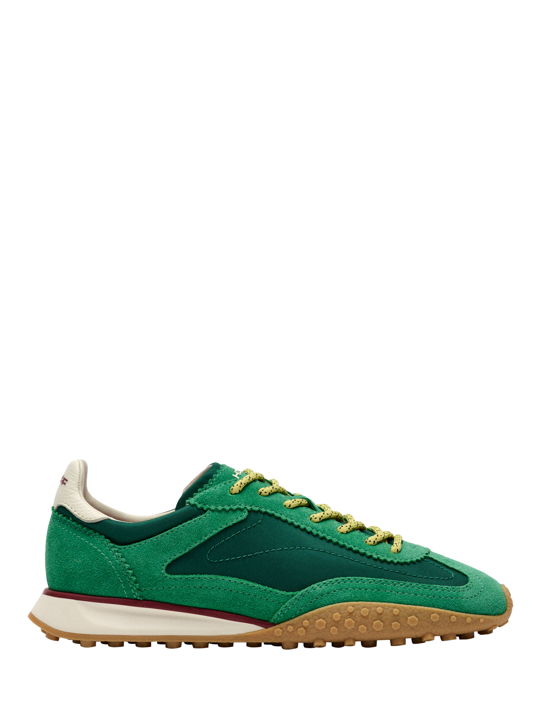 Product image 1 of 1, which shows HOFF Bridge MKII Lace Up Trainers, Green, 4