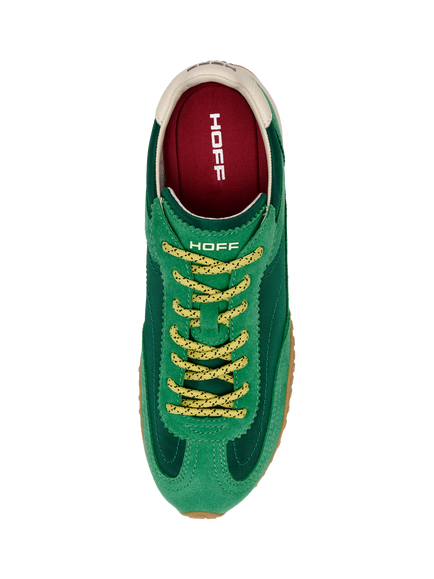 HOFF Bridge MKII Lace Up Trainers, Green - view 2, Green