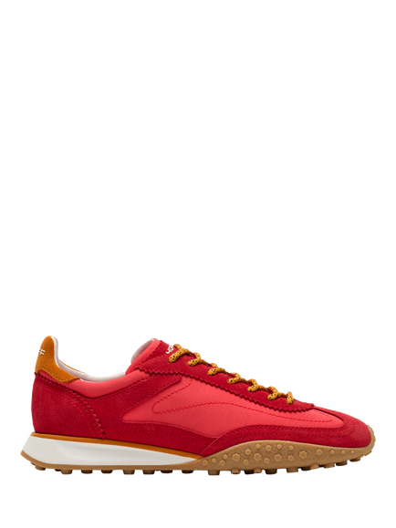 HOFF Bridge MKII Lace Up Trainers, Scarlet, Scarlet
