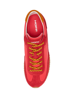 HOFF Bridge MKII Lace Up Trainers, Scarlet - view 2, Scarlet