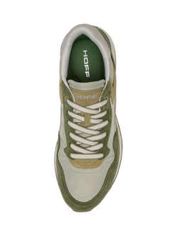 HOFF City Suede Blend Trainers, Khaki - view 2, Khaki