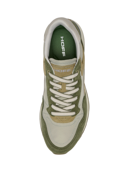 HOFF City Suede Blend Trainers, Khaki - view 2, Khaki