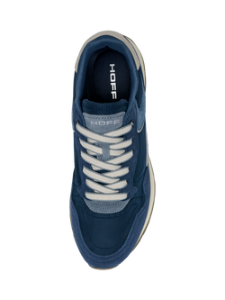HOFF City Suede Blend Trainers, Navy Blue - view 2, Navy Blue