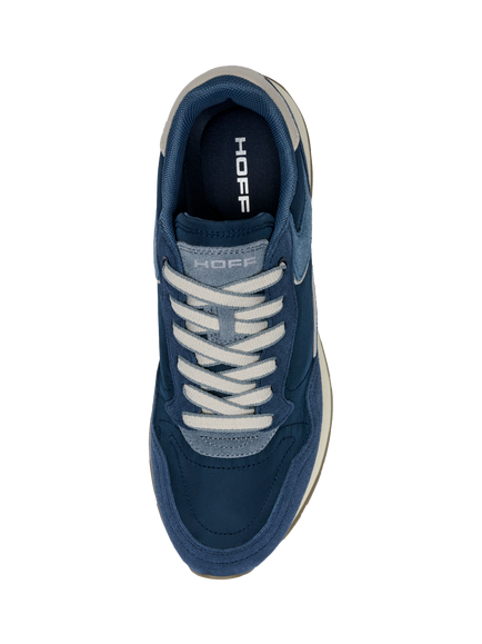 HOFF City Suede Blend Trainers, Navy Blue - view 2, Navy Blue