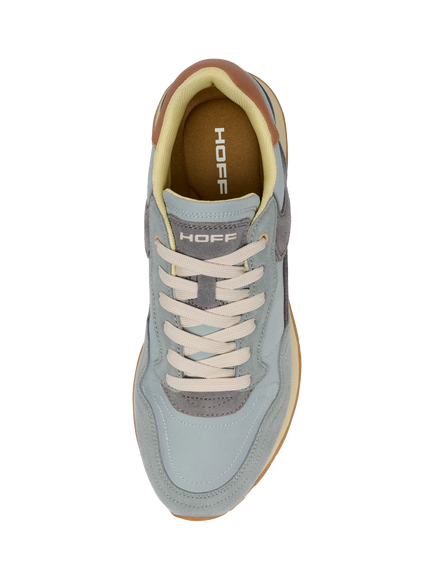 HOFF City Suede Blend Trainers, Light Blue/Multi - view 2, Light Blue/Multi