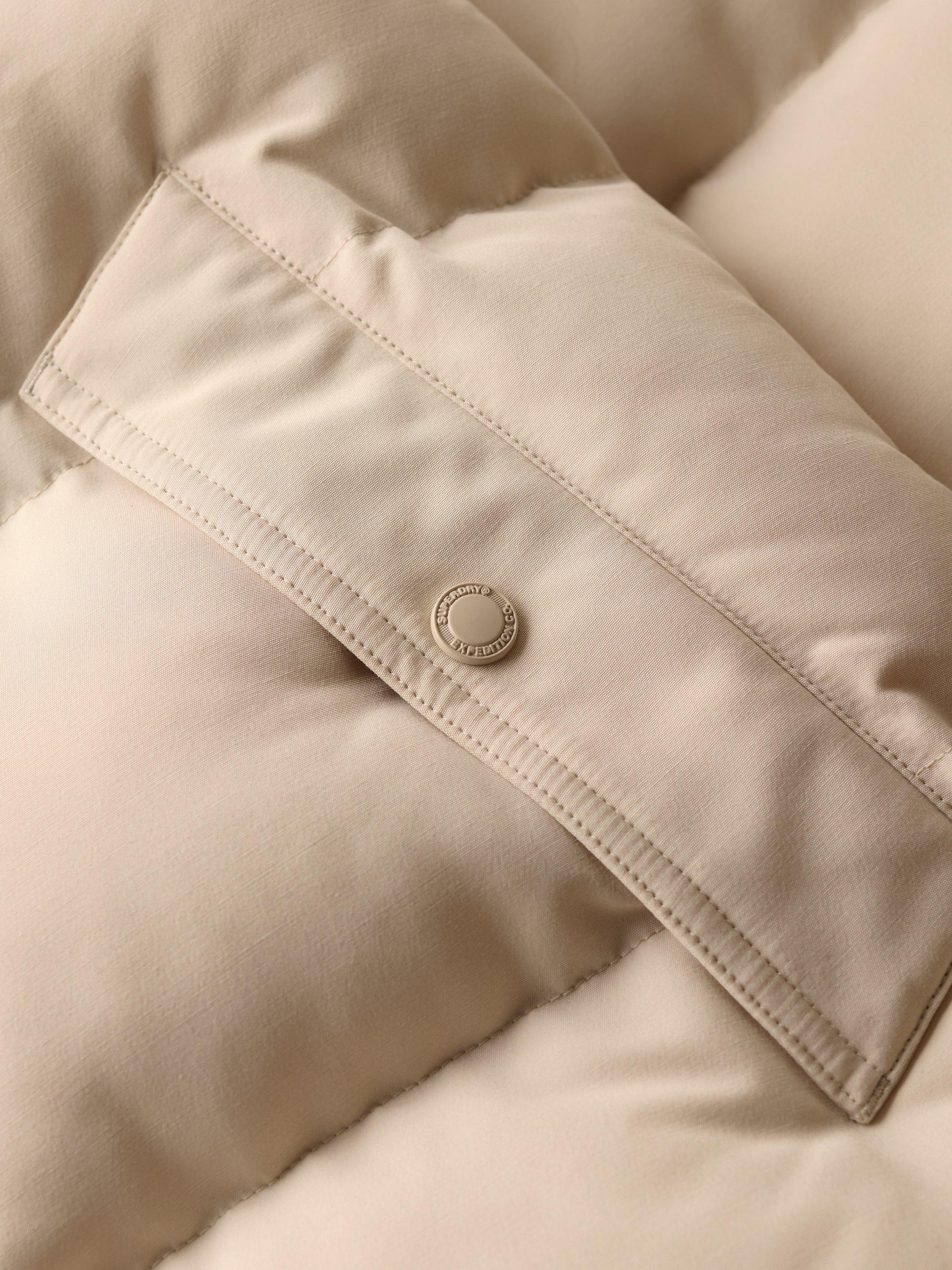 Product image 7 of 7, which shows Superdry Everest Five Baffle Puffer Jacket, Pink Tint, 8